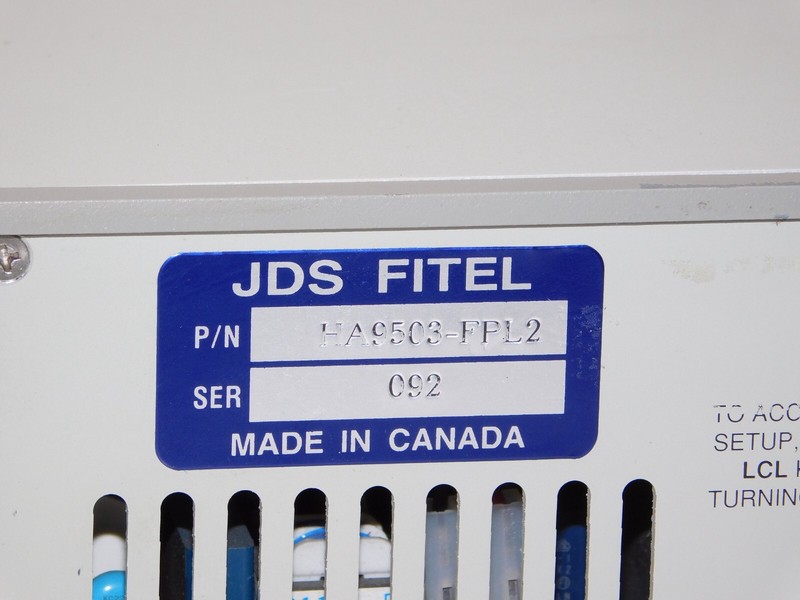 JDS Uniphase HA9 Optical Attenuator HA9503-FPL2 Digital Display Fitel Unit gallery