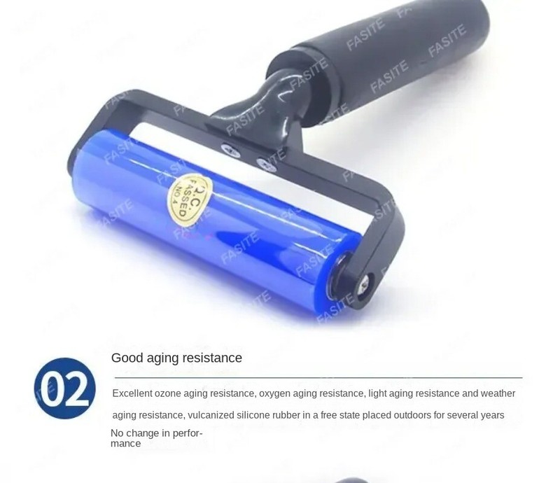 Cleaning Patch Glue Roller Sticky Dust Roller Sticky Dust Dust Removal Silicone gallery
