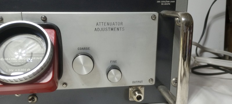 Working Weinschel Engineering PA-2 Precision 30 MHz RF Attenuator gallery