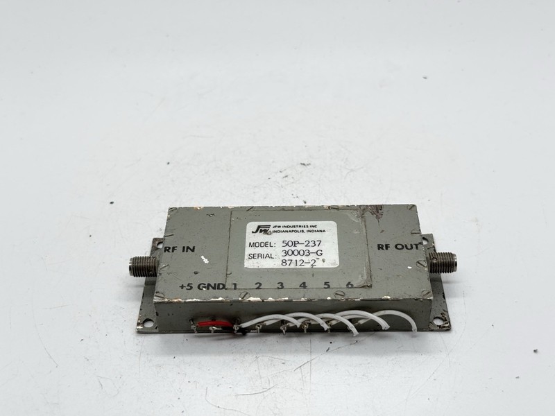 High-Isolation RF Programmable Attenuator | JFW 50P-237 | +5V Control