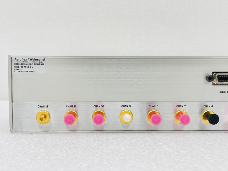 Aeroflex Weinschel 8311-352-12-T Freq: DC TO 6.0 GHz, Channel 12 w/ Power Cord gallery