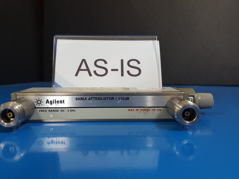 Agilent 8496A: Attenuator, DC-4GHz, 110dB, Opt. 001, AS-IS (6331)