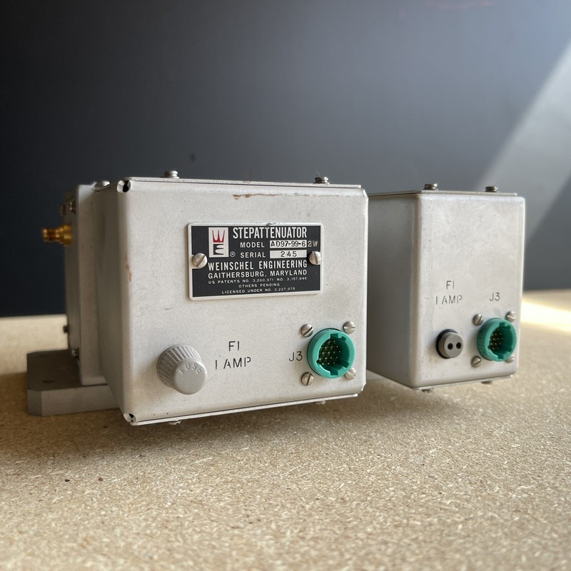Weinschel Engineering STEPATTENUATOR Model AD97-99-62W Vintage Attenuator gallery