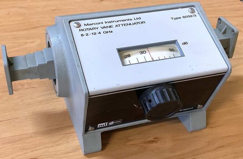 Marconi Instruments Ltd 6052/3, waveguide attenuator, 8.2 - 12.4 GHz gallery