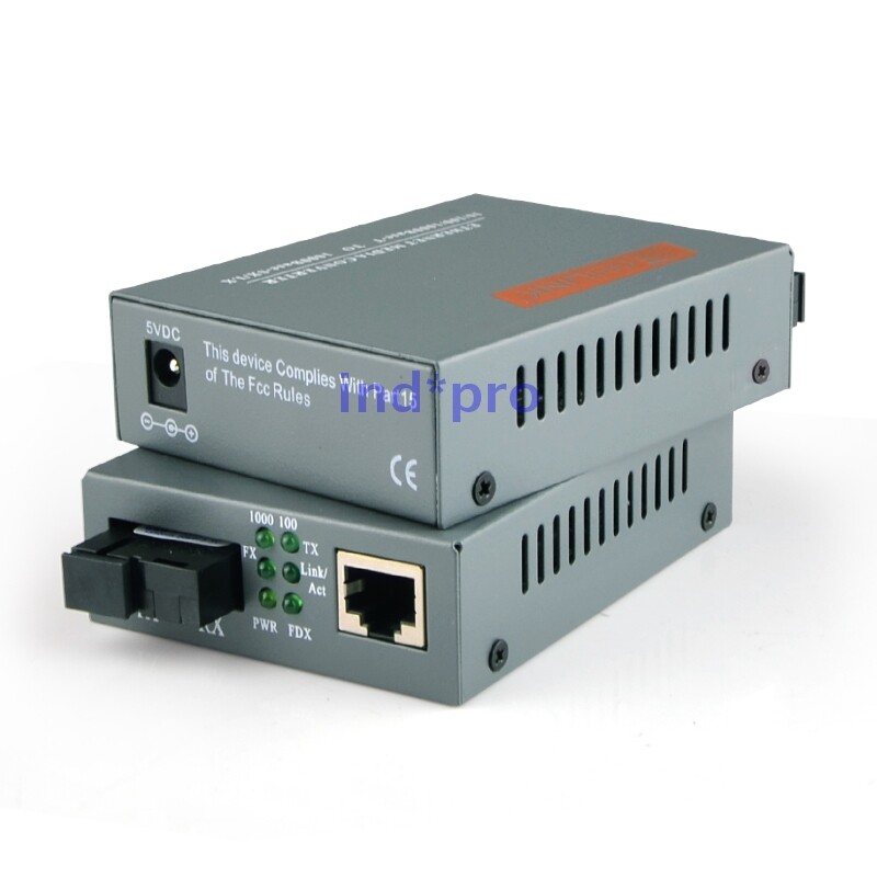 New 10/100/1000 Base-T To 1000 Base-SX/LX Ethernet Media Converter HTB-GS-03A/B gallery