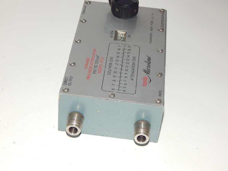 NARDA Microline 3722 Variable Precision Attenuator 950 to 1250 MHz gallery