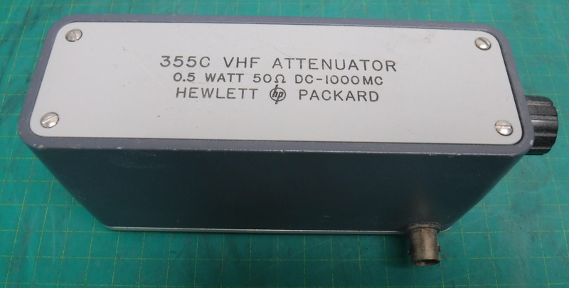 Hewlett Packard HP 355C VHF Attenuator 0.5W 50Ω DC-1000MC gallery