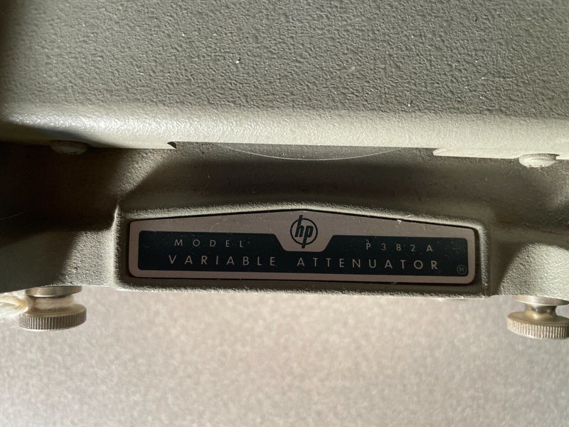HP AGILENT VARIABLE ATTENUATOR MODEL P382A 12-18GHz gallery