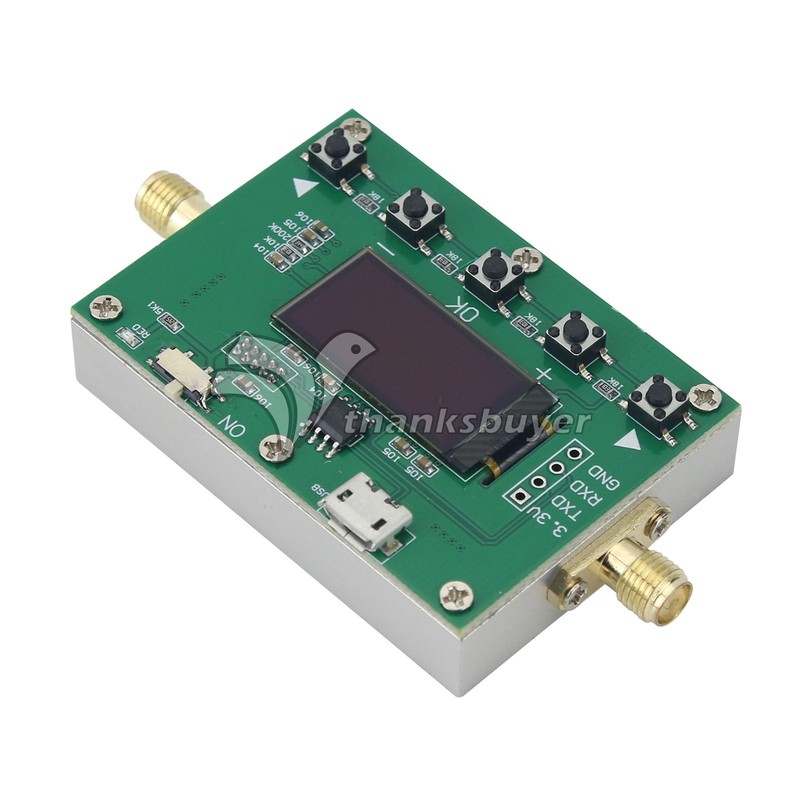 DC5V LF-6G 0-31.75dB Adjustable RF Signal Attenuator Module 0.25dB Step OLED gallery