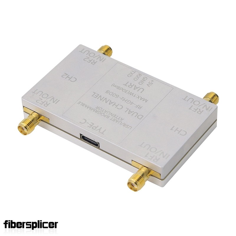 RF-4GHz-60DB Dual Channel Programmable Attenuator RF Attenuator w/ Type-C Cable gallery