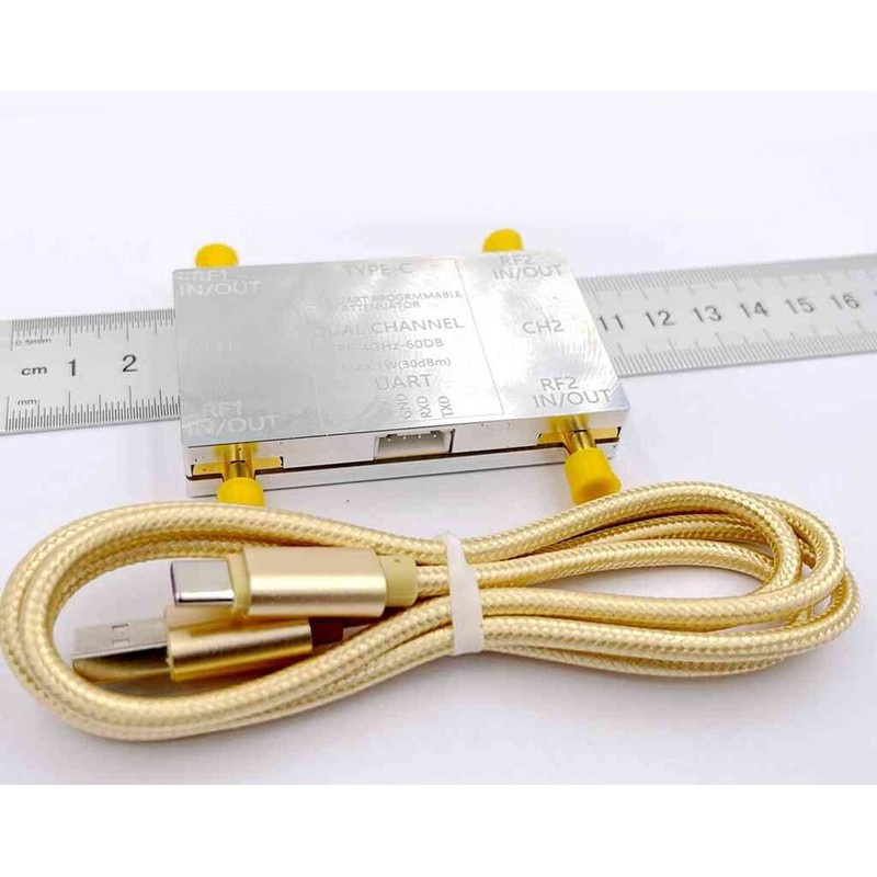 RF-4GHz-60DB 10K-4GHz Programmable Attenuator + Offline Main Control Board os67