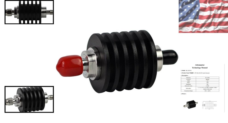 High-Performance 10W SMA Attenuator - DC to 3GHz, 20dB, Lightweight Design gallery