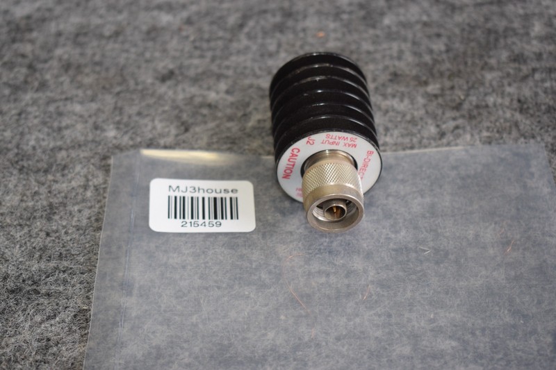 Weinschel 33-20-34 Coaxial Attenuator 20DB 25W DC-8.5 GHZ #215459-R1*B62 gallery