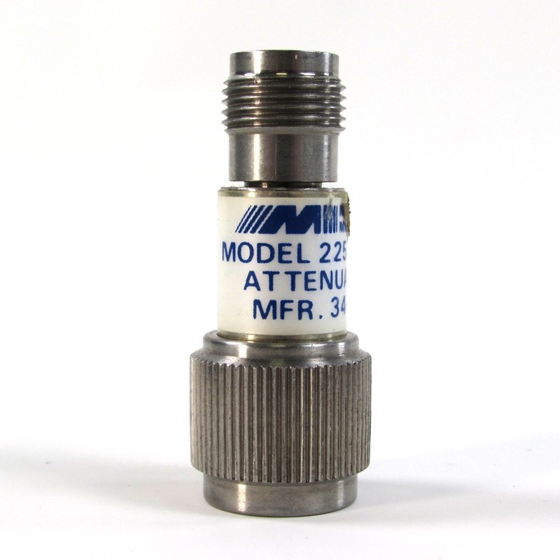 Midwest Microwave Model 225-15 Fixed Coaxial 15 dB Attenuator TNC Male to Female gallery