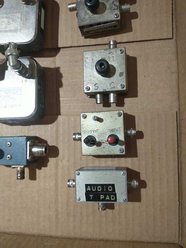 Lot of (10) Variable Attenuators And Testing Connection Blocks gallery