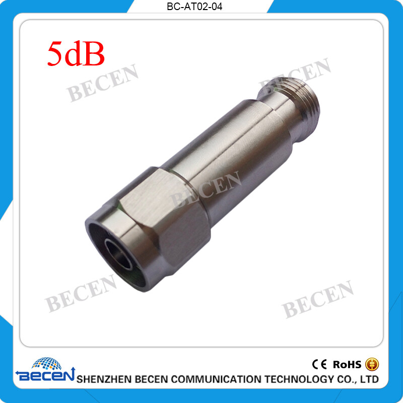 N-JK 2W N 5dB Attenuator Plug male to Jack female rf Coaxial 2Watt DC-3Ghz