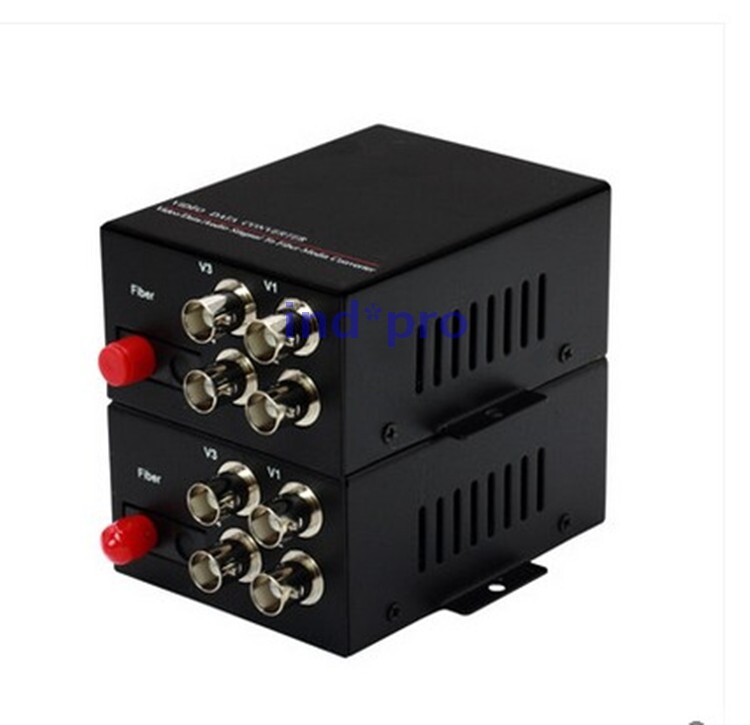 4 Video+1 Data 485 GW-DV10000-4V1D Vedio Data Singnal To Fiber Media Converter gallery