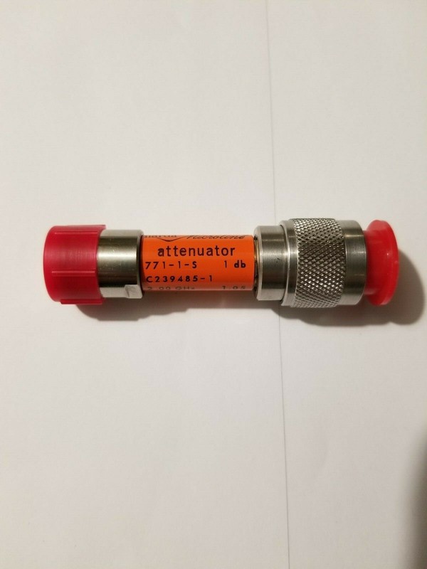 NARDA MICROLINE 771-1-S 1 db COAXIAL ATTENUATOR C239485-1 Qty1 gallery