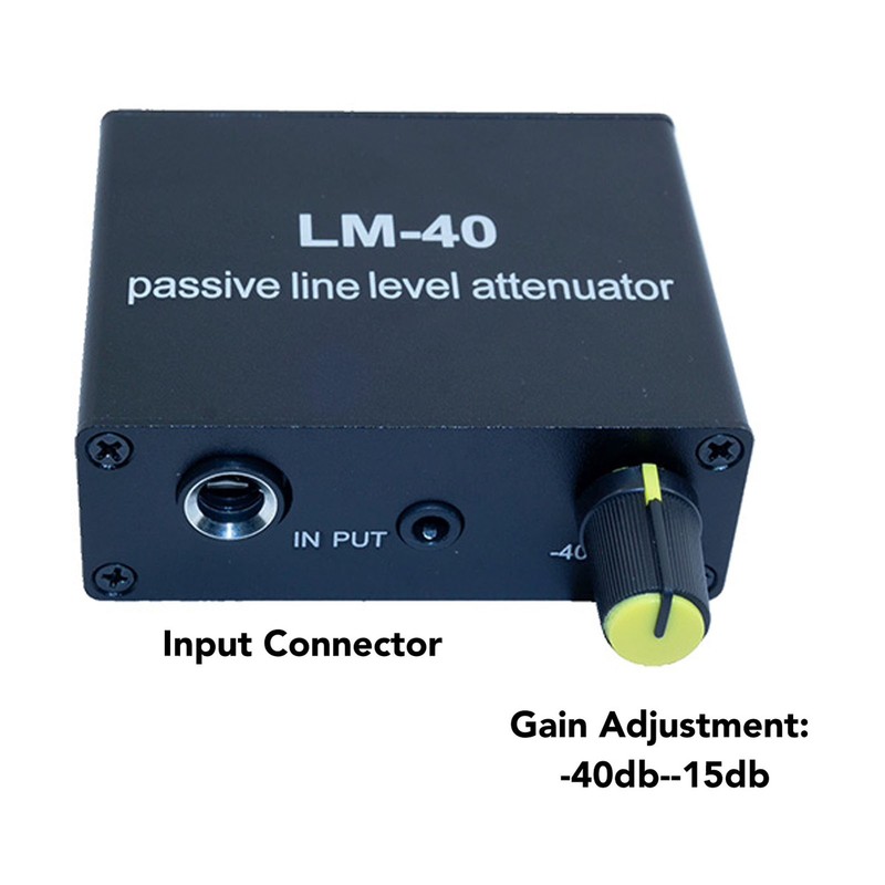 Sound Passive Attenuator ‑40db‑15db Adjustable Sound Volume Control Attenua Fit gallery
