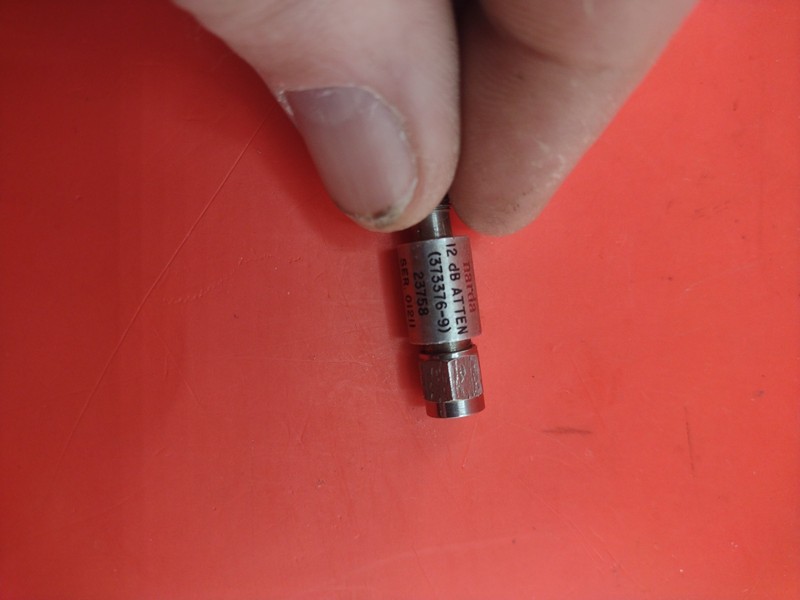 Narda Attenuator Connector 12db Atten 373376-9 23758 Set 01211. R5 gallery