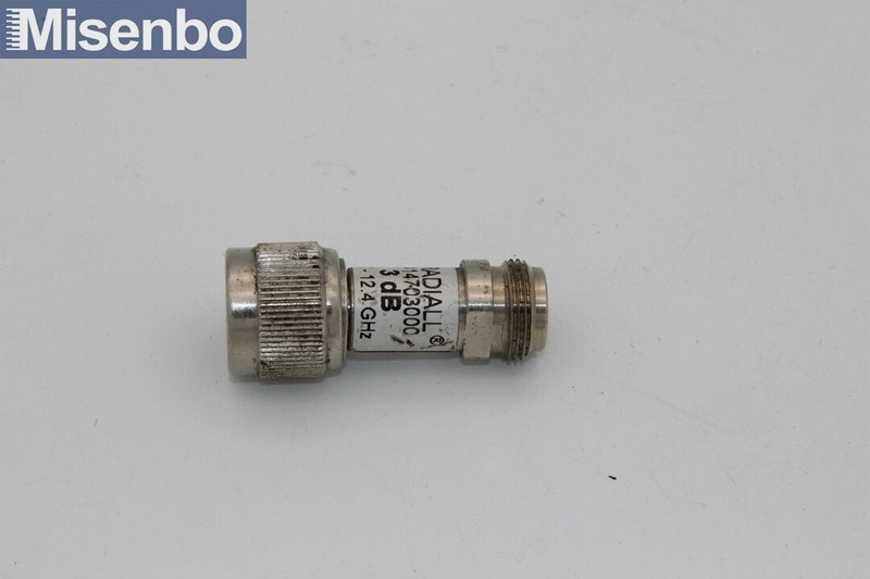 Used Radiall R414703000 3dB Coaxial Attenuator DC-12.4 GHz gallery