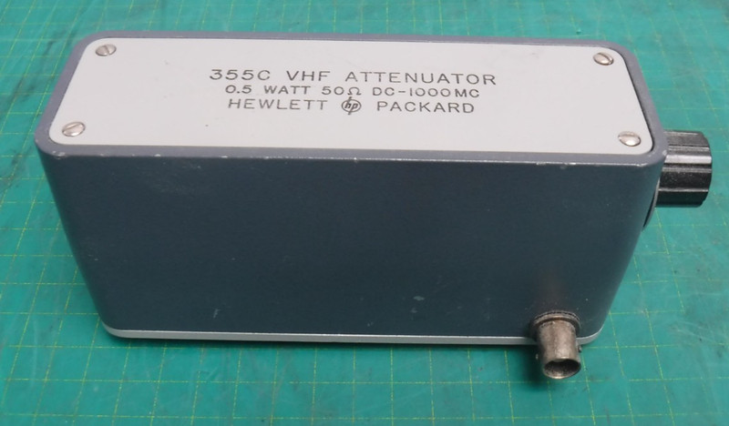 Hewlett Packard HP 355C VHF Attenuator 0.5W 50Ω DC-1000MC