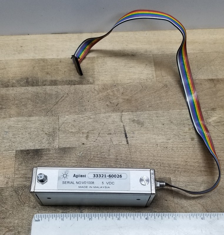 Agilent HP 33321-60026 DC-3GHz 70dB 5V Programmable Step Attenuator #3