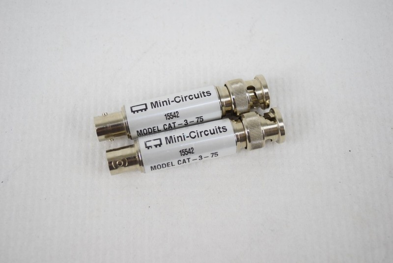 Mini-Circuits CAT-3-75 15542 3dB Attenuator Lot of 2