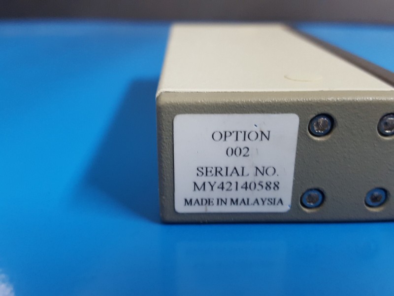 Agilent 8495G: Program Step Attenuator DC-4Ghz 70 dB, W/Opt. 002 (0588) gallery