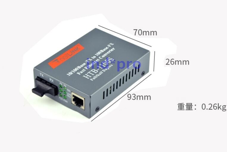 HTB-1100S-25KM Brand New 10/100 Base-TX To 100 Base-FX Fast Ethernet Converter gallery