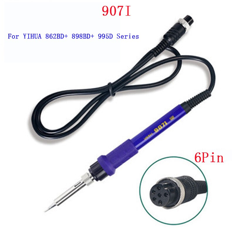 YIHUA 907A 907C 907F 907G 907I Soldering Iron Handle For 852 898D Solder Station