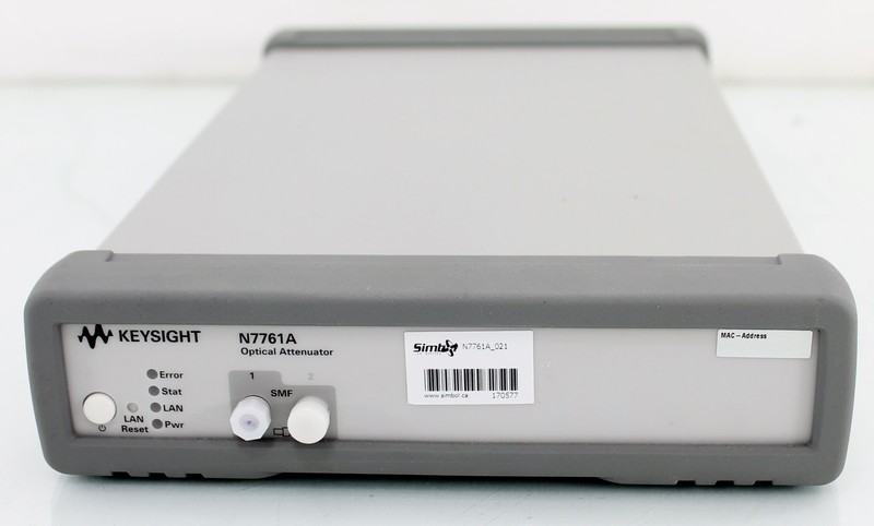 Agilent Keysight N7761A Single Channel SingleMode Optical Attenuator FC