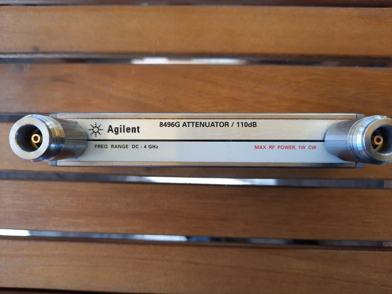 8496G Agilent / HP Programmable Step Attenuator DC-4GHz 110dB N Female gallery
