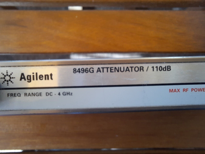 8496G Agilent / HP Programmable Step Attenuator DC-4GHz 110dB N Female gallery