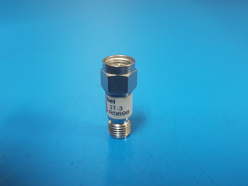 Weinschel 3T-3: Coaxial RF Attenuator 2 W, DC-12.4 GHz (R0698) gallery