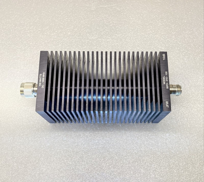 JFW Industries 50FH-010-100 Attenuator DC -1000 MHz 100 Watts - Used gallery