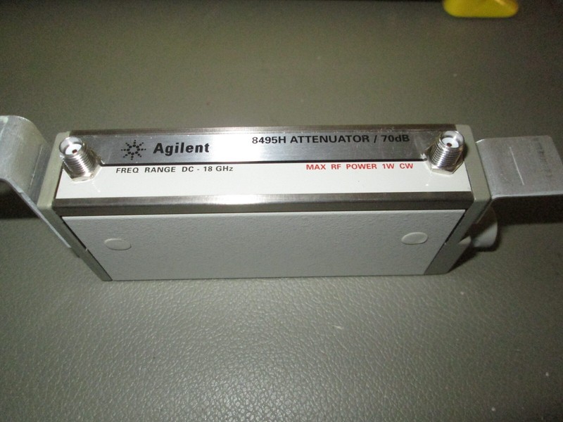 Programmable RF Step Attenuator 18GHz 70dB 10dB step Agilent 8495H SMA connector
