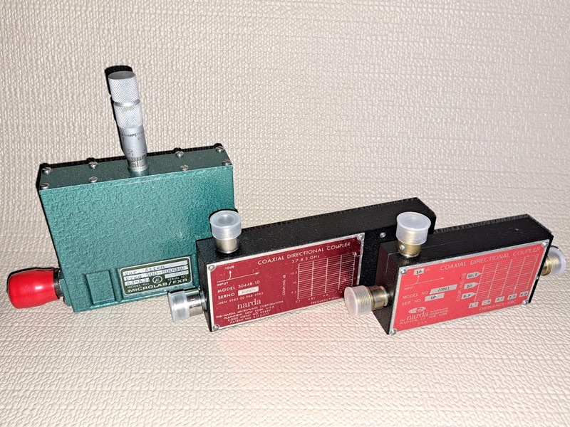 SET OF COAXIAL RF ATTENUATOR + TWO DIRECTIONAL COUPLERS