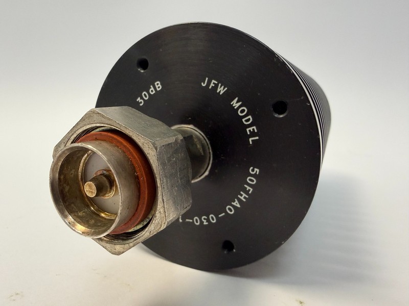 JFW 50FHAO-030-100 100W Fixed Attenuator 30dB DC-3GHz 50 Ohm Excellent Cond! gallery