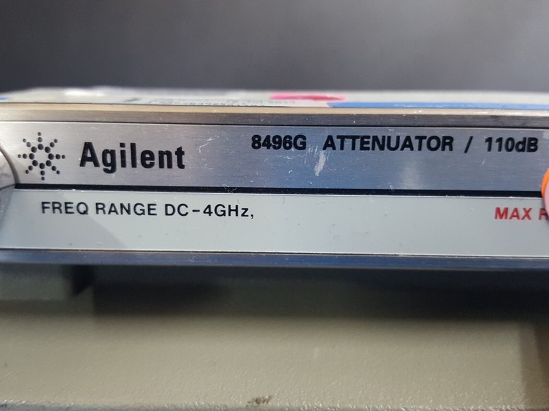 Agilent 8496G: Programmable Step Attenuator, 4 GHz, 110dB, W/Opt. 001 (1197) gallery
