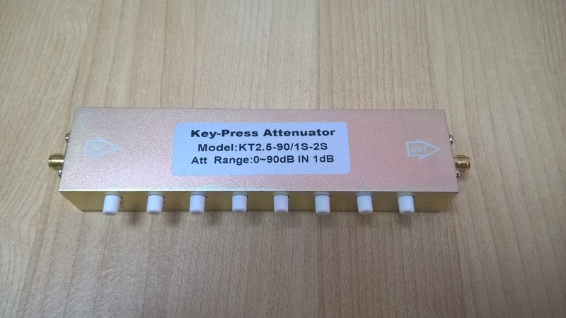 NEW RF 2.5GHZ / 91dB STEP VARIABLE 50 OHM ATTENUATOR,TRANSMITTER / FOX HUNT