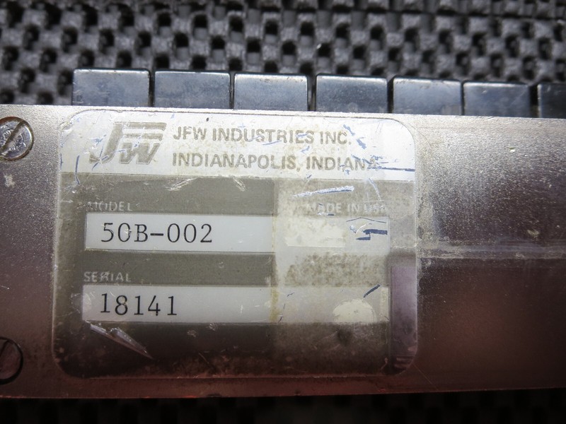 JFW Industries 50B-002 Pushbutton Attenuator Manual 50 Ohm DC-750 MHz 1 Watt gallery