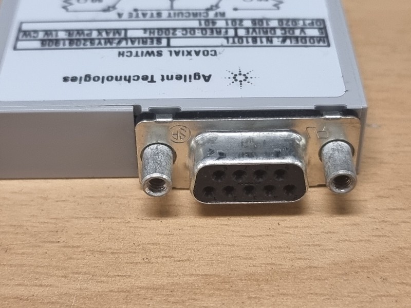 Agilent N1810TL Coaxial Switch 20GHz with option 020 105 201 401 gallery