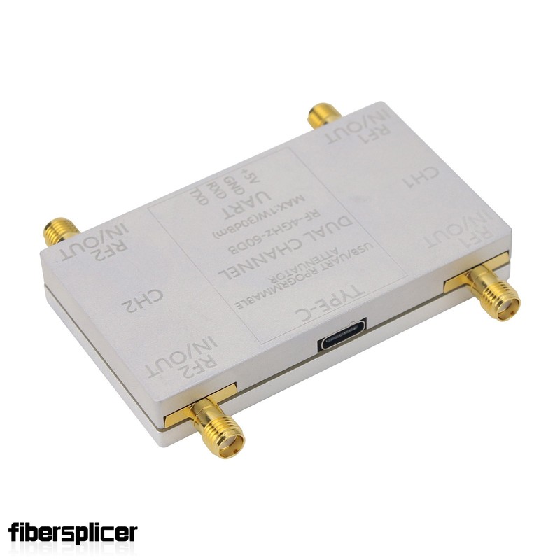 RF-4GHz-60DB Dual Channel Programmable Attenuator RF Attenuator w/ Type-C Cable gallery