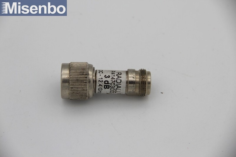 Used Radiall R414703000 3dB Coaxial Attenuator DC-12.4 GHz gallery