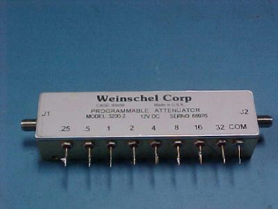 WEINSCHEL 3200-2 RELAY SWITCHED PROGRAMMABLE ATTENUATOR