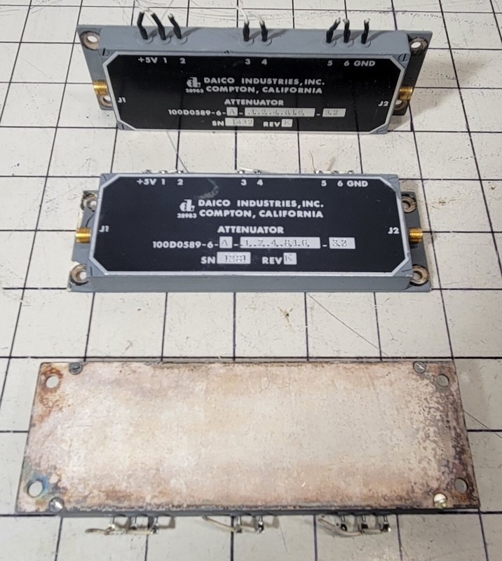 Lot of 3 DAICO INDUSTRIES ATTENUATOR 100D0589-6-A-.1,.2,.4,.8,1.6-3.2 REV K gallery