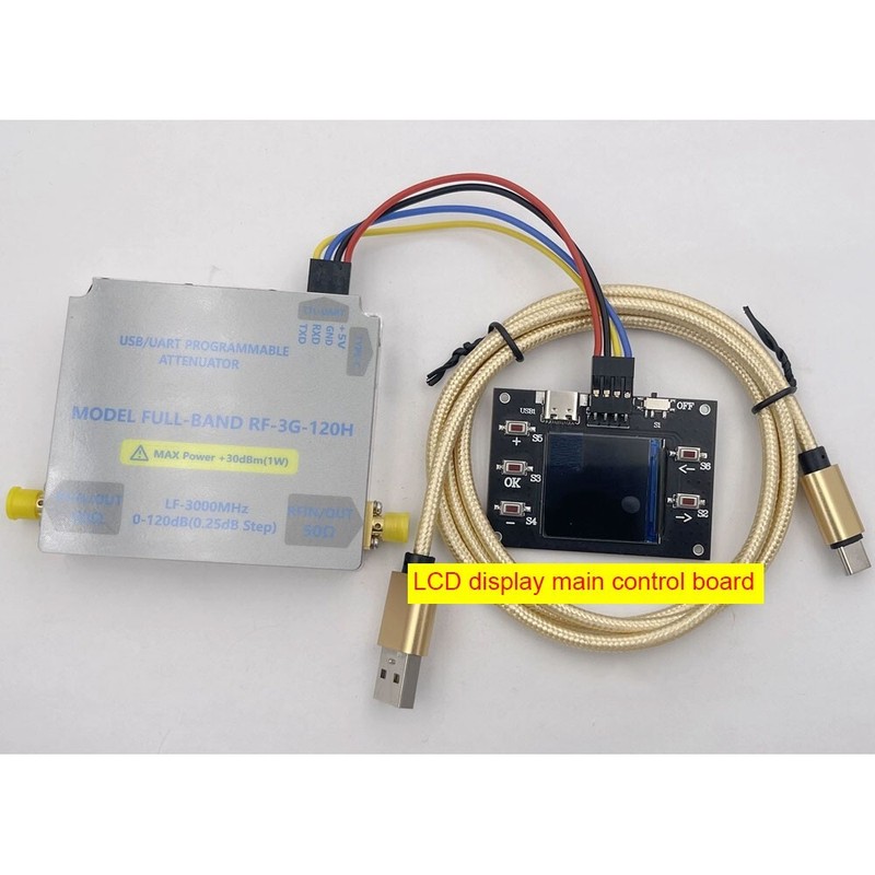 LF-3GHZ-120DB Bidirectional Digital Control RF Attenuator with LCD Main Control gallery