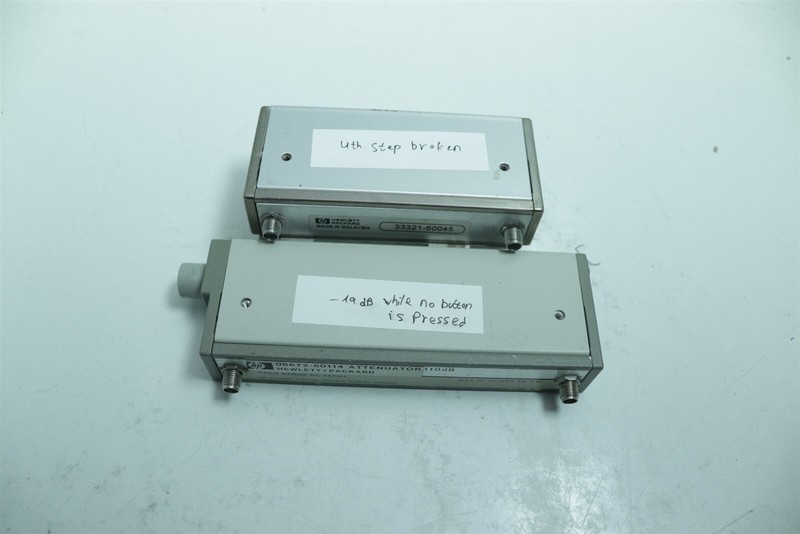 HP Agilent 33321-60045 + 08672-60114 Programmable Step Attenuators gallery