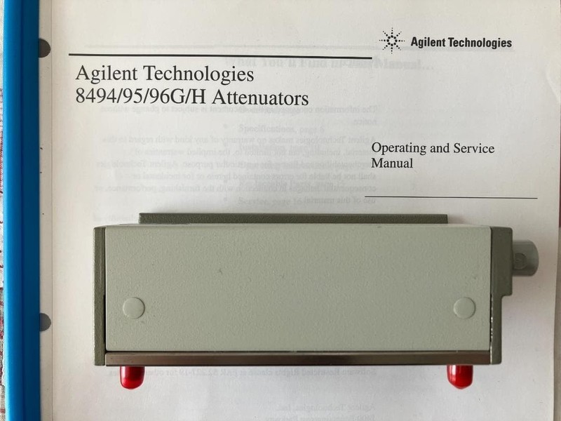 Agilent 8496H Programmable Step Attenuator gallery